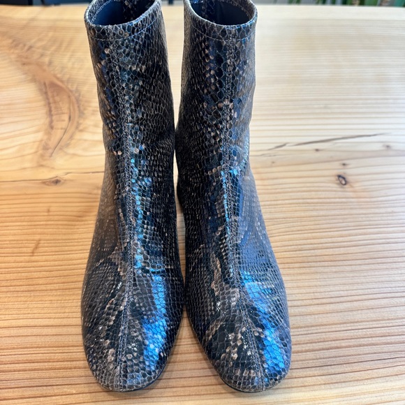 Zara Snakeskin Ankle Boots - Picture 3 of 6